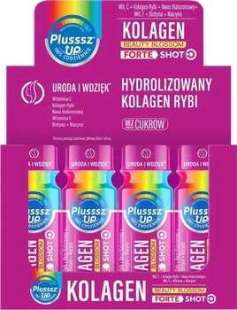 Дієтична добавка Polski Lek Plusssz Up Kolagen Beauty Blossom Forte Shot 50 мл x 12 шт (5904157904479)