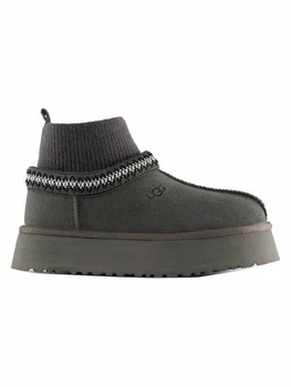 Уги жіночі шкарпетка UGG Tazz Platform Knit grey 38