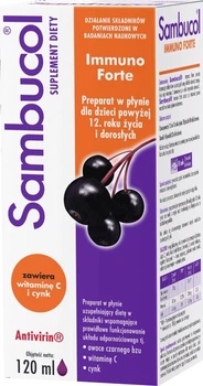 Дієтична добавка Adamed Sambucol Immuno Forte 120 мл (5900411003292)
