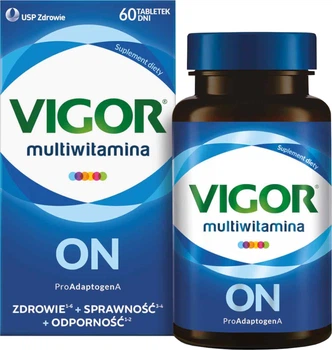 Suplement diety Vigor Multiwitamina On dla mężczyzn 60 tabletek (5903031284034)