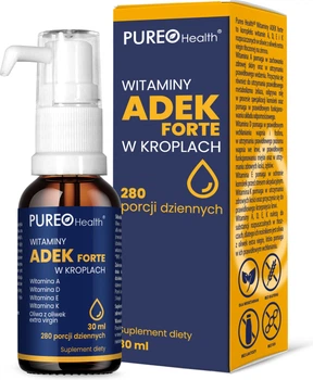 Дієтична добавка Pureo Health Вітаміни ADEK Forte в краплях 30 мл (5907637934416)