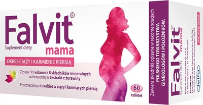 Suplement diety Jelfa Falvit Mama 60 tabletek (5904398320014)
