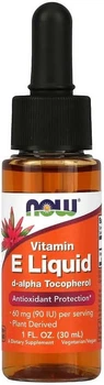 Suplement diety Now Foods Witamina E w płynie 30 ml (733739009104)