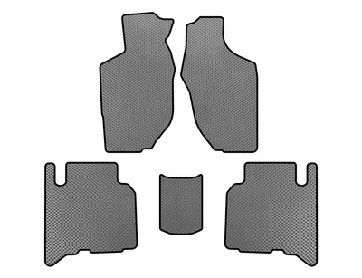 Коврики EVA для Opel Frontera (1998-2003 гг), 5-дверный, серые автомобильные коврики Opel Frontera