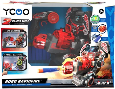 Robot strzelający Robo Kombat Rapidfire Silverlit 3680994 (4891813885283)