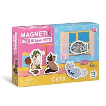 Набор магнитов "Котики" DoDo Toys 200258, 15 элементов в комплекте