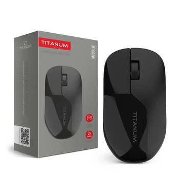 Миша бездотова TITANUM MS001W чорна