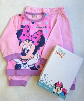 Детская теплая пижама на байке Disney 80 см (12мес) цвет Fucsia Pusha 348165