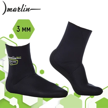 Шкарпетки неопрен 3 мм Marlin Anatomic Nylon Eco 3 мм 44-45