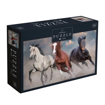 Пазлы Interdruk Wild Horses №1 "Трое диких коней" 48х67 см 1000 шт (384966)