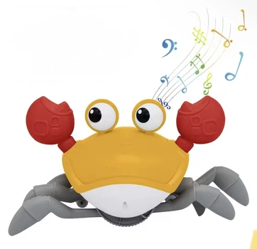 Игрушка-краб “Крабик” с музыкой и подсветкой, USB-зарядка для детей