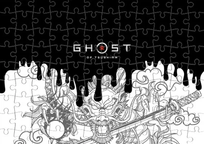 Пазл Із Маленькими Елементами Ghost Of Tsushima 1 Розмір A4
