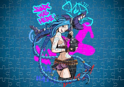 Пазл Із Маленькими Елементами Jinx Arcane 5 Розмір A4