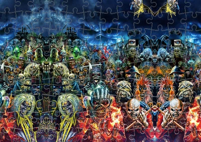 Пазл Із Маленькими Елементами Iron Maiden [7] Розмір A4