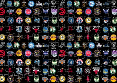 Пазл Із Маленькими Елементами Nba (Логотипи 1) Розмір A3