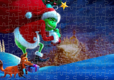 Пазл Із Маленькими Елементами New Year Grinch 3 Розмір A5