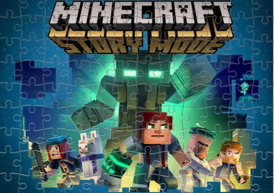 Пазл Із Маленькими Елементами Minecraft 33 Розмір A3