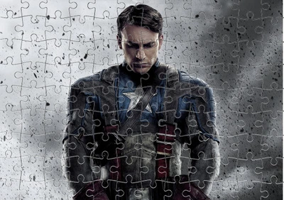 Пазл Із Маленькими Елементами Captain-America-10Captain-America-10 Розмір A5