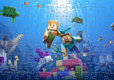 Пазл Із Маленькими Елементами Minecraft 31 Розмір A3