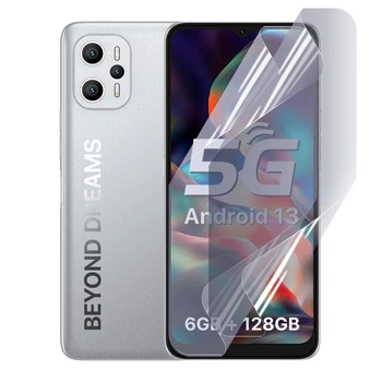 Антишпион приватная плёнка гидрогелевая для смартфона UMiDIGI F3 Pro противоударная прозрачная