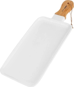 Talerz do serwowania Nava Terrestrial porcelanowy Biały 46 x 2.5 x 18 cm (10-263-030)