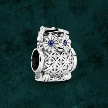 Срібна намистина шарм "Мудра сова" Pandora (Пандора) 791502NSB