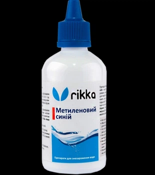 Акваріумна хімія Rikka лікарський препарат Метиленовий синій 100 мл (D-161)