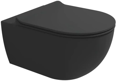 Унитаз подвесной Flaminia App Gosilent AP118G+ CW07 безободковый с сиденьем Soft Close черный