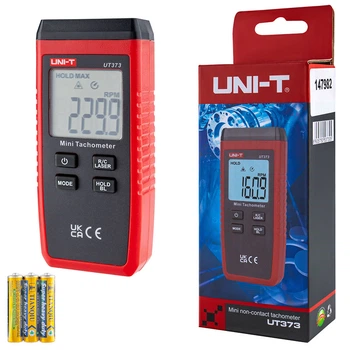 Лазерный бесконтактный тахометр UNI-T UT373 (50-200 мм) (10-99999 об/хв) (2343440)