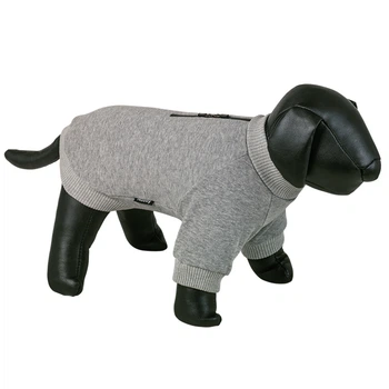 Теплая толстовка для собак с отверстием под шлею Сора Sora Dog Sweatshirt Nobby Серый 20 см