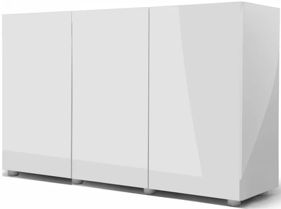 Szafka do akwarium AQUAEL 113246 Błyszcząca z drzwiami 120 x 40 x 72 cm biała (5905546191661)