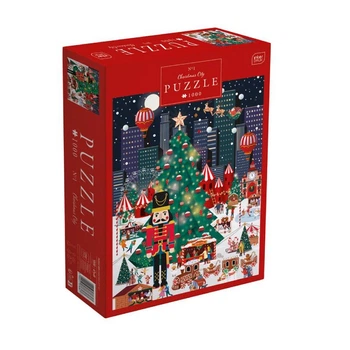 Пазлы Interdruk Christmas City №1 "Рождественский город" 48х67 см 1000 шт (376367)