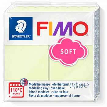Полімерна глина Fimo Effect 57 г. Ванільна пастельна (8020-105)