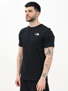 Футболка довга бавовняна чоловіча The North Face NF0A87NPJK31 M Чорна (800070329344)