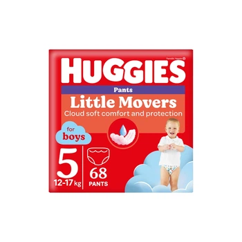 Подгузники Huggies Little Movers/Pants 5 (12-17 кг) Box для мальчиков 68 шт (5029053564128)