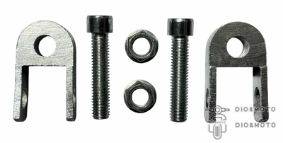 Подовжувачі амортизаторів 25mm (пара) d10 +болти хром "LIPAI"