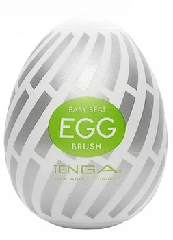 Мастурбатор-яйцо Tenga Egg Brush с рельефом (4560220556504)