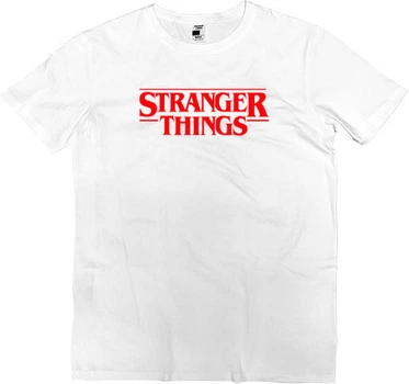 Футболка Преміум Чоловіча Stranger Things 1 Розмір 2Xl Білий