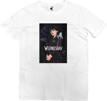 Футболка Преміум Чоловіча Wednesday 15 Розмір S Білий