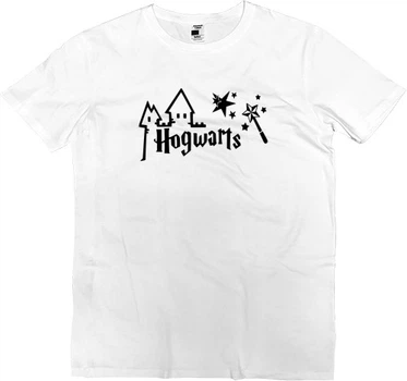 Футболка Преміум Чоловіча Harry Potter (13) Розмір L Білий