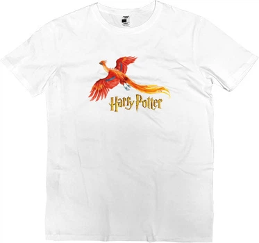 Футболка Преміум Чоловіча Гарри Поттер / Harry Potter 4 Розмір Xs Білий