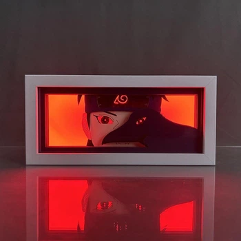 Багатошаровий Нічник лампа аніме NARUTO світильник Shisui Uchiha Шісуі Учіха Наруто Боруто