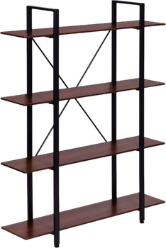 Стелаж ModernHome by Multistore лофт 4 полиці металевий каркас S-04A (5905817008704)