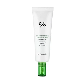 Солнцезащитный крем для лица Dr.Ceuracle Tea Tree Purifine Green Up Sun SPF 50+ PA++++ 50 ml