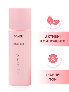 Тонік для обличчя Arederma pH Balancing зволожуючий проти сухості та стягнутості з пробіотиками, аредерма 100 мл000180
