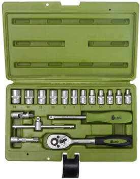 Набор головок Alloid 1/4" 17 предметов (НГ-2017П)
