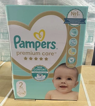 Подгузники Pampers Premium Care Размер 2 (4-8 кг) 136 шт