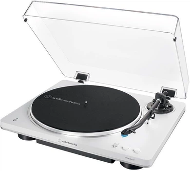 Програвач вінілових дисків Audio-Technica AT-LP70XBT White-Silver