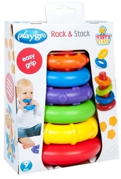 Moja pierwsza edukacyjna zabawka Piramidka Playgro (9321104114556)