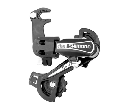 Задний переключатель скоростей Shimano RD-TY21B на велосипед под крюк